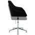 Swen Studio - Swivel Dining Chairs 6 pcs Black Fabric (UK/IE/FI/NO only) (6x331504)
