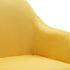 Swen Studio - Swivel Dining Chairs 6 pcs Yellow Fabric (UK/IE/FI/NO only) (6x331505)