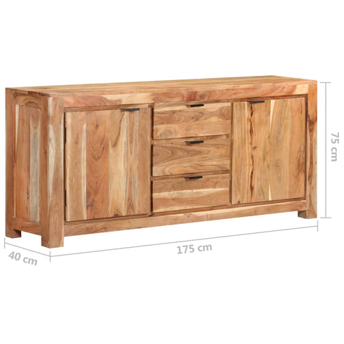 Rustika Rowe - Sideboard 175x40x75 cm Solid Acacia Wood