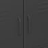 Lady Jillian - Storage Cabinet Black 80x35x101,5 cm Steel - Model 1