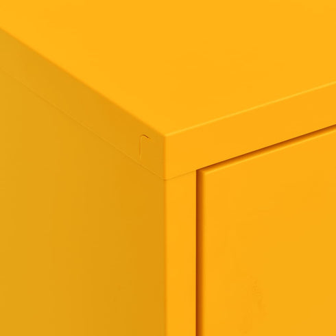 Lady Jillian - Storage Cabinet Mustard Yellow 80x35x101,5 cm Steel - Model 3