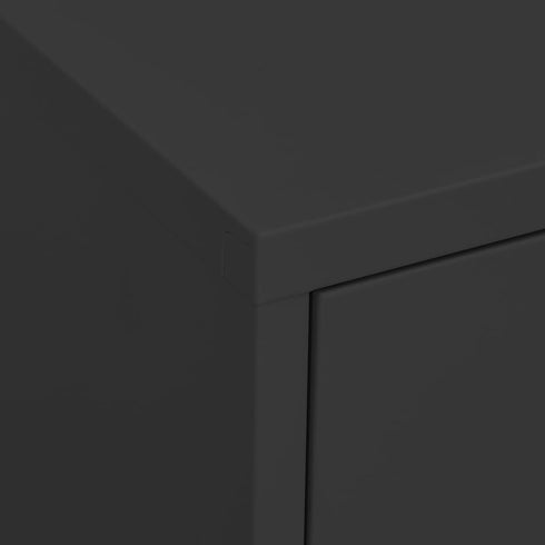 Lady Jillian - Storage Cabinet Anthracite 80x35x101,5 cm Steel - Model 3