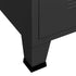 Lady Jillian - Industrial Wardrobe Black 90x50x180 cm Metal