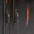 Rustika Rowe - Sideboard Black 160x40x80 cm Solid Mango Wood