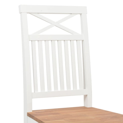Maison Madeleine - 7 Piece Dining Set Solid Oak Wood