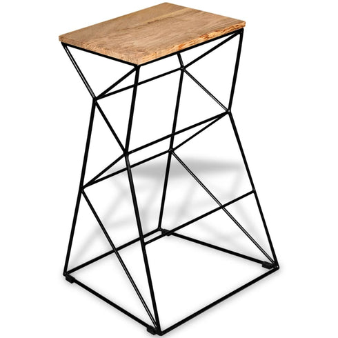 Swen Studio - Bar Stools 4 pcs Solid Mango Wood
