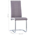 Swen Studio - Cantilever Dining Chairs 6 pcs Taupe Fabric