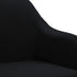 Swen Studio - Swivel Dining Chairs 6 pcs Black Fabric (UK/IE/FI/NO only) (6x331504)