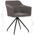 Swen Studio - Swivel Dining Chairs 6 pcs Taupe Fabric (UK/IE/FI/NO only) (3x331515)