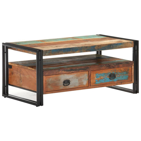 Rustika Rowe - Coffee Table 100x55x45 cm Solid Reclaimed Wood