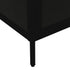 Lady Jillian - Display Cabinet Black 90x40x180 cm Steel and Tempered Glass