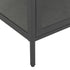 Lady Jillian - Display Cabinet Anthracite 90x40x180 cm Steel and Tempered Glass