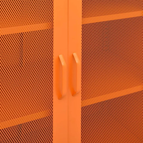 Lady Jillian - Storage Cabinet Orange 80x35x101,5 cm Steel - Model 4