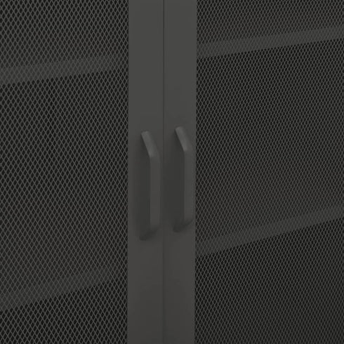 Lady Jillian - Storage Cabinet Anthracite 80x35x101,5 cm Steel - Model 4