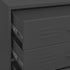 Lady Jillian - Chest of Drawers Anthracite 80x35x101,5 cm Steel