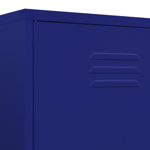 Lady Jillian - Wardrobe Navy Blue 90x50x180 cm Steel