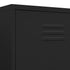 Lady Jillian - Wardrobe Black 90x50x180 cm Steel