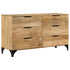 Rustika Rowe - Drawer Cabinet Solid Mango Wood 140x45x80 cm