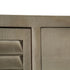 Rustika Rowe - Drawer Cabinet Solid Mango Wood Grey with Brass 140x40x80 cm