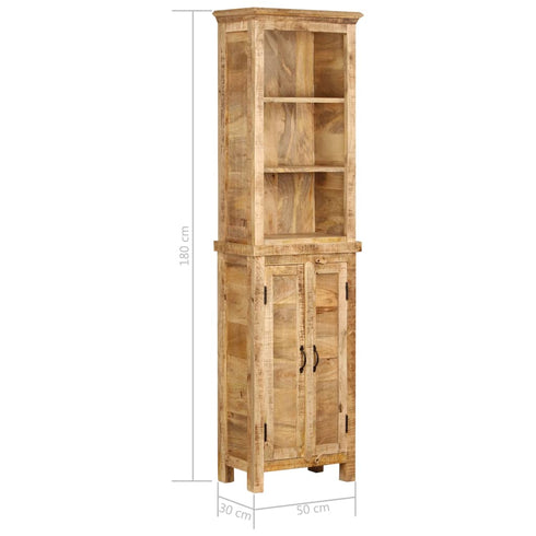 Rustika Rowe - Bookshelf 50x30x180 cm Solid Mango Wood