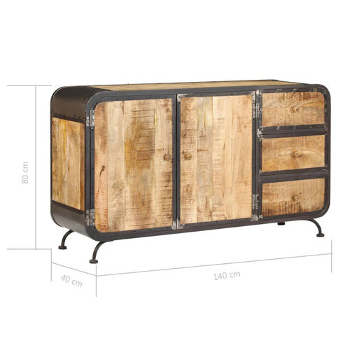 Rustika Rowe - Sideboard 140x40x80 cm Solid Mango Wood
