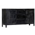 Rustika Rowe - Sideboard Black 147x40x80 cm Solid Mango Wood
