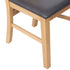 Swen Studio - Dining Chairs 6 pcs Solid Oak Wood and Faux Leather