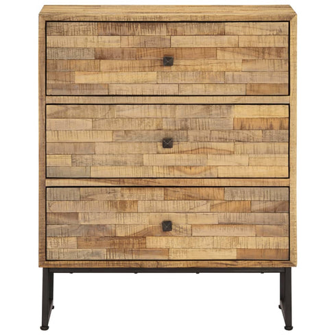 Rustika Rowe - Sideboard Set 3 Pieces Reclaimed Teak Wood