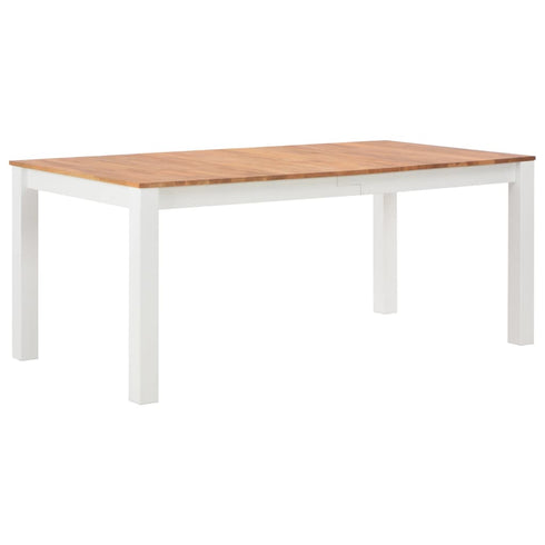 Maison Madeleine - 7 Piece Dining Set Solid Oak Wood
