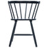 Maison Madeleine - 5 Piece Dining Set Solid Rubber Wood Black