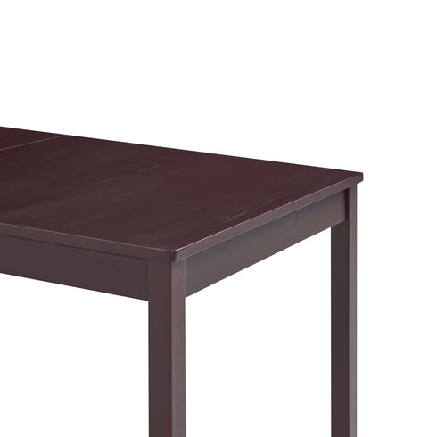 Maison Madeleine - 9 Piece Dining Set Pinewood Dark Brown