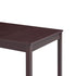 Maison Madeleine - 9 Piece Dining Set Pinewood Dark Brown