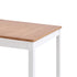 Maison Madeleine - 9 Piece Dining Set Pinewood White and Brown