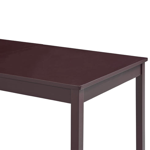 Maison Madeleine - 11 Piece Dining Set Pinewood Dark Brown