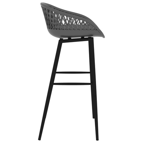 Swen Studio - 5 Piece Bar Set White and Grey