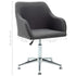 Swen Studio - Swivel Dining Chairs 6 pcs Dark Grey Fabric (UK/IE/FI/NO only) (6x331499)