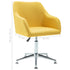 Swen Studio - Swivel Dining Chairs 6 pcs Yellow Fabric (UK/IE/FI/NO only) (6x331505)