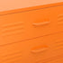 Lady Jillian - Chest of Drawers Orange 80x35x101,5 cm Steel