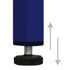 Lady Jillian - Wardrobe Navy Blue 90x50x180 cm Steel
