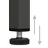 Lady Jillian - Wardrobe Anthracite 90x50x180 cm Steel