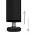 Lady Jillian - Wardrobe Black 90x50x180 cm Steel
