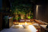 Ecosmart Fire Mix 850 Fire Pit Bowl - Bone Finish / Black Burner - ESF.O.MX8.BO.B