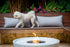 Ecosmart Fire Mix 850 Fire Pit Bowl - Bone Finish / Black Burner - ESF.O.MX8.BO.B