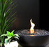 Ecosmart Fire Mix 850 Fire Pit Bowl - Graphite Finish / Stainless Steel Burner - ESF.O.MX8.GH
