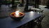 Ecosmart Fire Mix 600 Fire Pit Bowl - Bone Finish / Stainless Steel Burner - ESF.O.MX6.BO