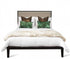 Orchid Beds in Wenge with Beige Fabric