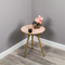 Native Home Lifestyle Side Table Pink Enamel Tray