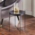 Native Home Lifestyle Black Marble Side Table
