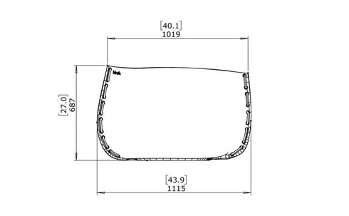 Blinde Design Stitch 100 Concrete Planter - Natural Finish - BLD.1.P.STI.100.Y.NA