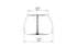 Blinde Design Stitch 100 Concrete Planter - Bone Finish - BLD.1.P.STI.100.Y.BO